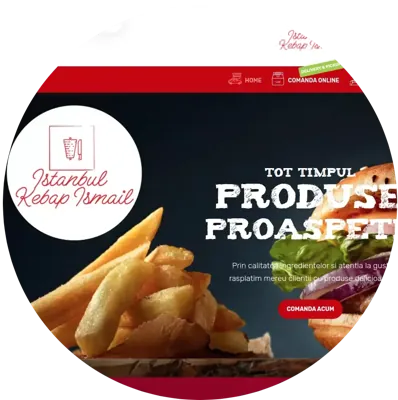 Website restaurant Istanbul Ismail Kebap – proiect RevCore Analitic
